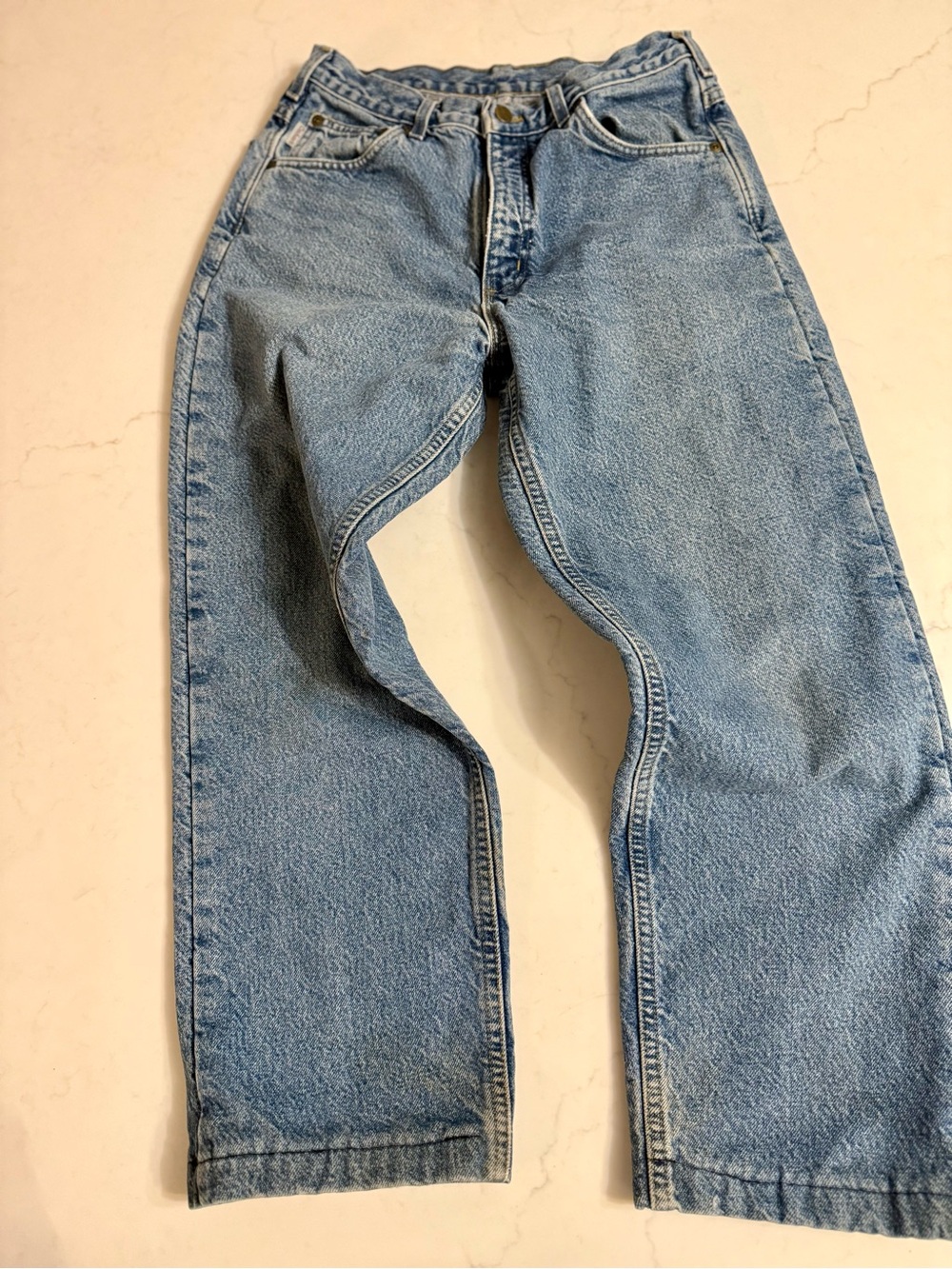 Carhartt Men's Light Blue Relaxed Fit Jeans - Picture 4 of 5